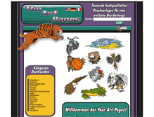 Tablet Screenshot of de.yourartpages.com